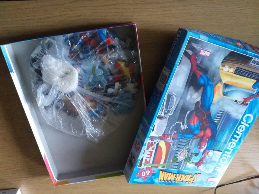 Marvel Spider-Man, spiderman, spindelmannen 60 bitar, från 5 år. Clementoni