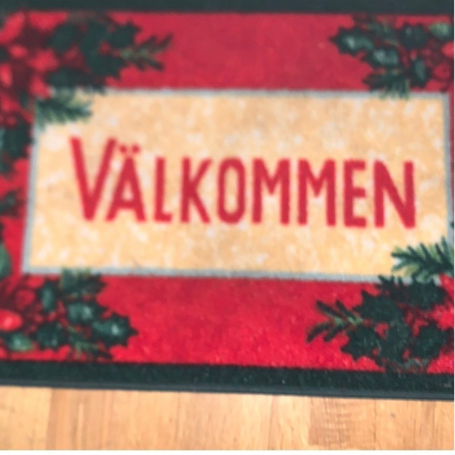 Välkommat Matta julmotiv Retro