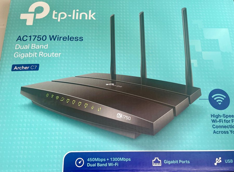 TP-Link Archer C7 AC1750 Dual Band Gigabit Router