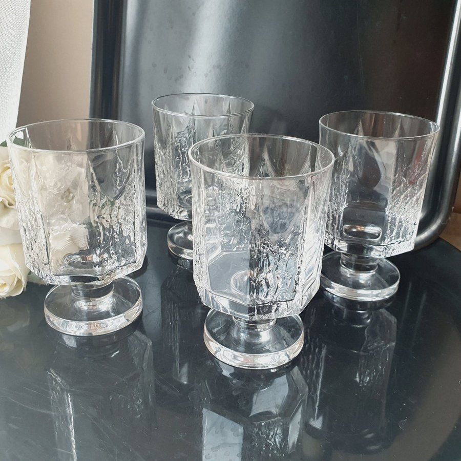 Ittala KALINKA glas på fot vinglas retro