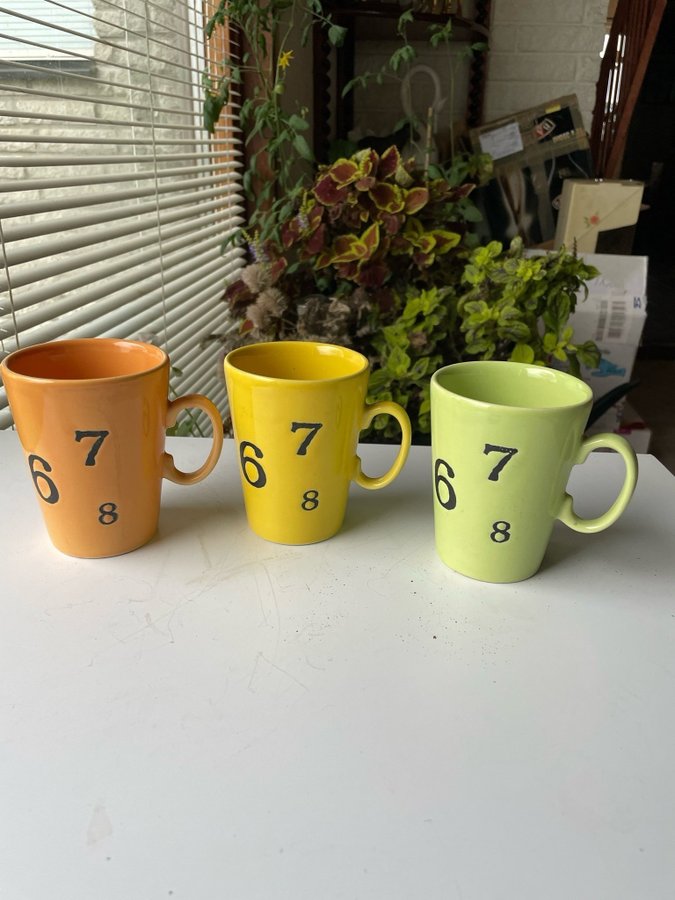 Kaffemuggar 3st, Just Mugs, England