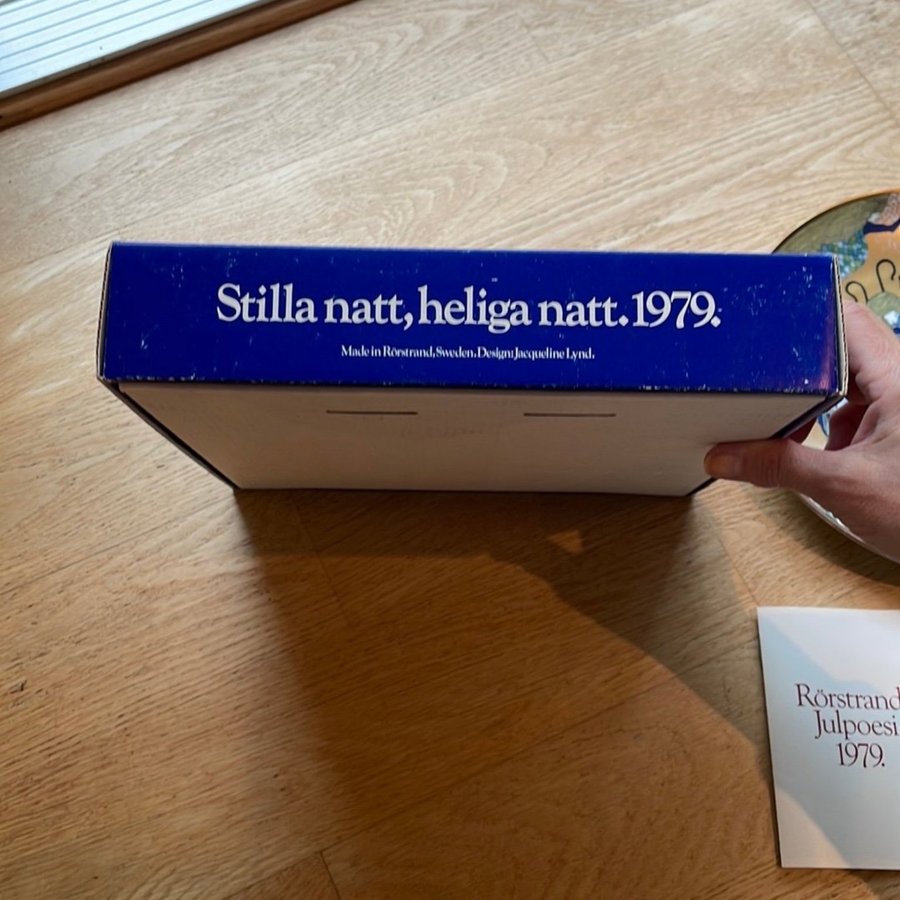 Rörstrands Julpoesi 1979 - Stilla natt, heliga natt