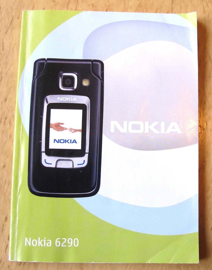 MANUAL TILL NOKIA 6290