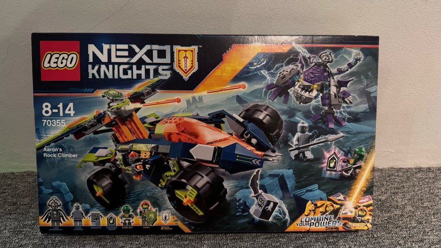 Uåbnet - LEGO NEXO KNIGHTS 70355 - Aarons Klippe-Klatrer