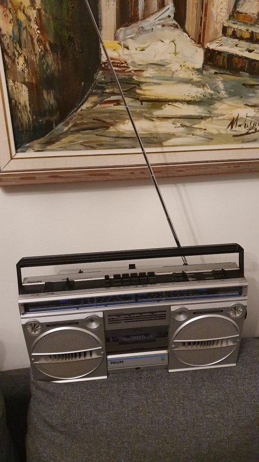 PHILIPS 8134 4-bands radiokassettbandspelare