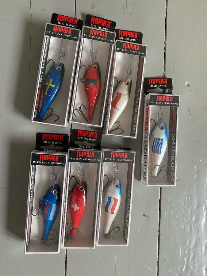 Rapala SRRS07 world flag edition shad rap RS