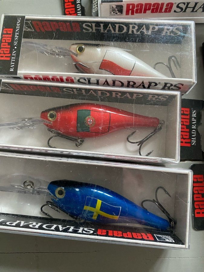 Rapala SRRS07 world flag edition shad rap RS