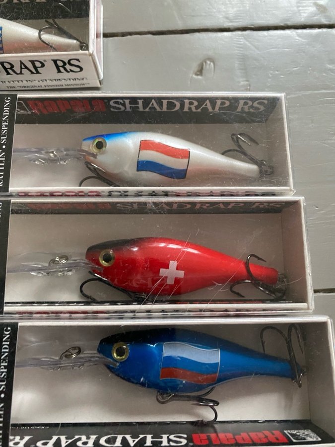 Rapala SRRS07 world flag edition shad rap RS