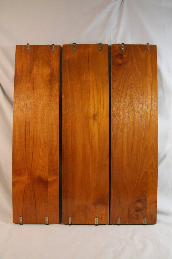 3 HYLLPLAN I TEAK PASSANDE TILL STRINGGAVLAR RETRO HYLLA HYLLOR STRING