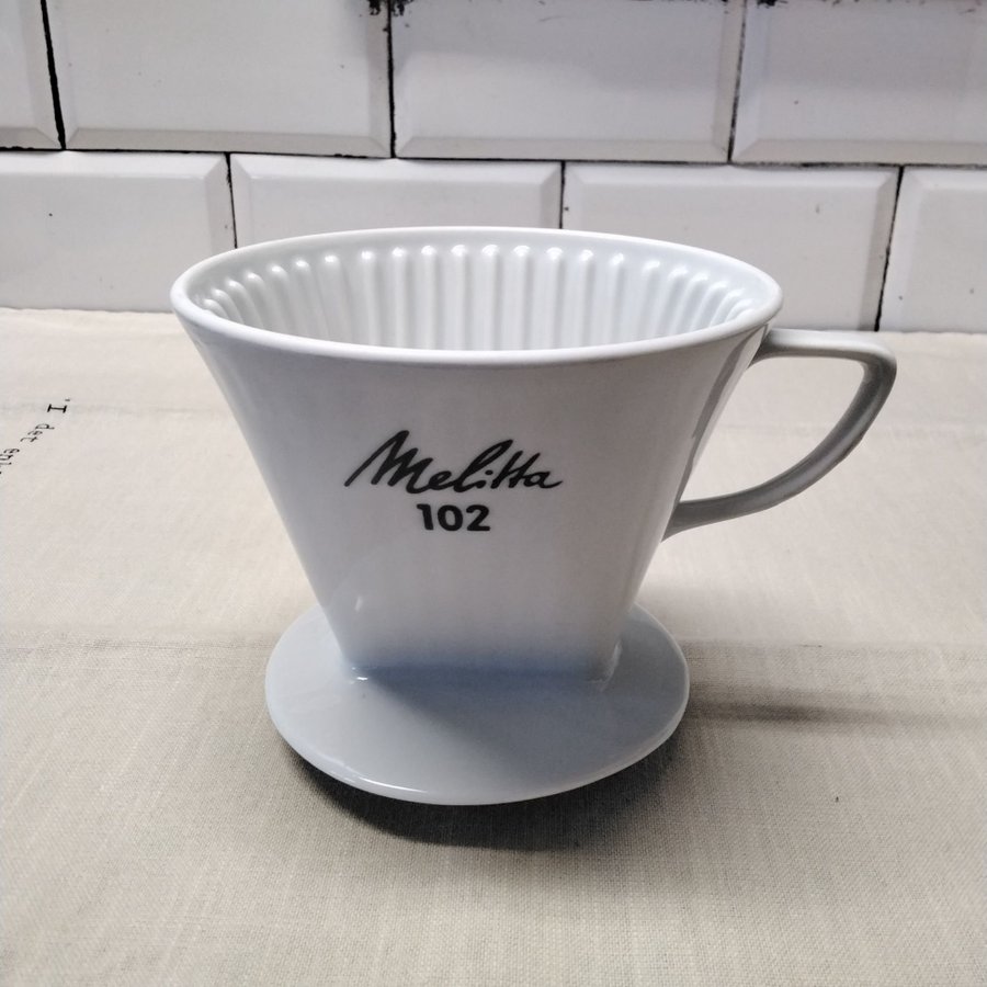 Melitta 102 Kaffefilter porslin