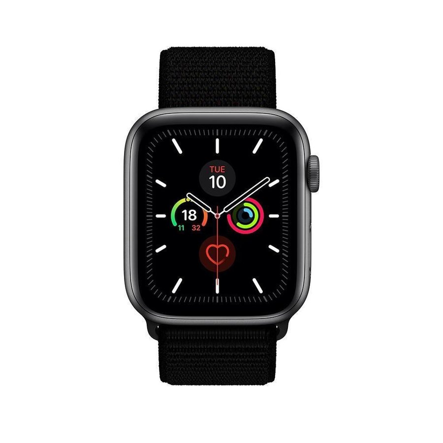 Sport Loop 44/45/46/49mm Apple Watch Armband - PITCH BLACK