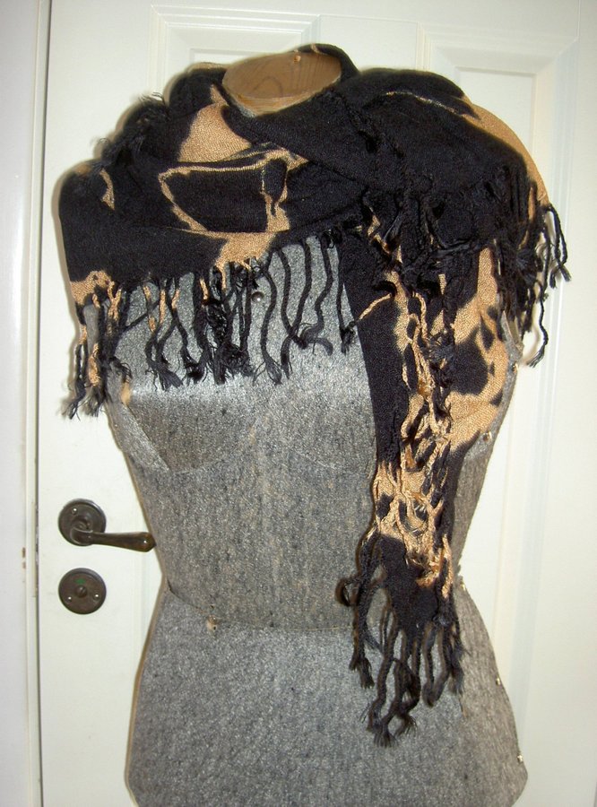 Sjal Scarves i mjukaste Pashmina och siden - 87x 83 cm - obrukad