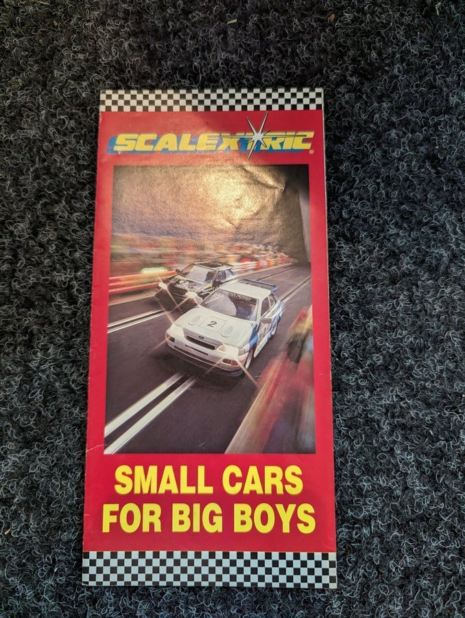 Scalextric flyer broschyr 90-tal Yapon toys