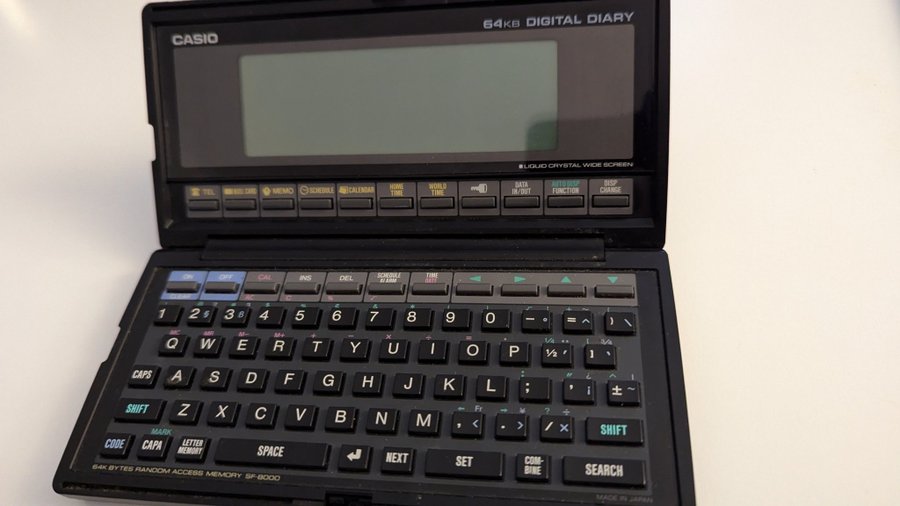 Casio 64KB Digital Diary SF-8000