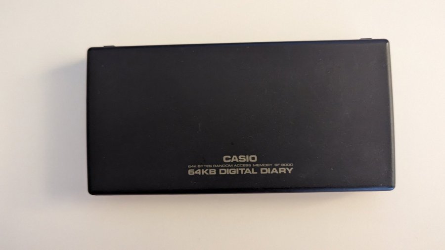 Casio 64KB Digital Diary SF-8000