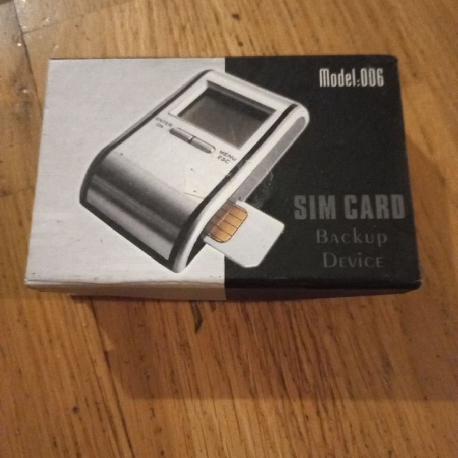 SIM-kort Backup Device