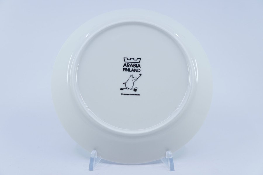 Mumintallrik Mumintrollet, turkos / Moomin Plate Moomintroll