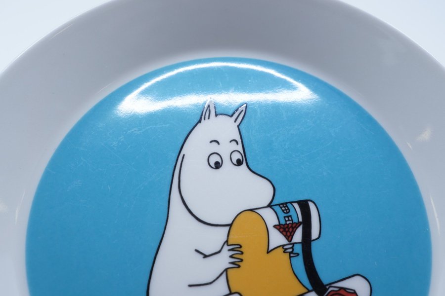 Mumintallrik Mumintrollet, turkos / Moomin Plate Moomintroll