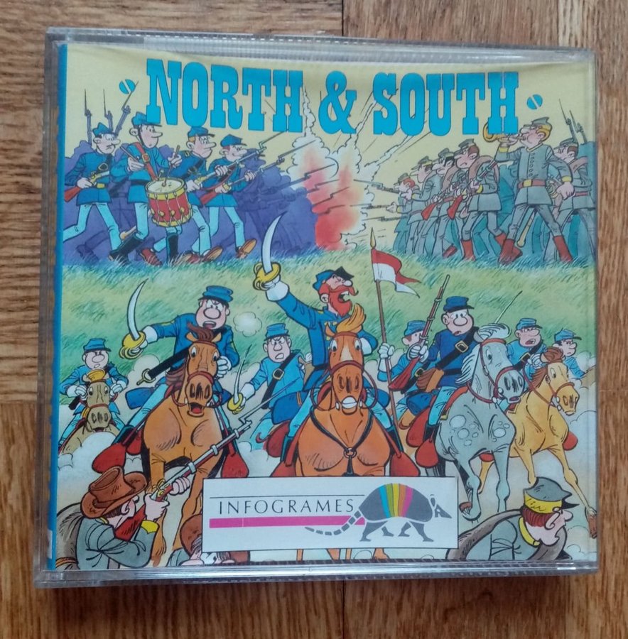 North  South (Infogrames) Disk ->TESTAD<- Commodore 64 / C64 Spel