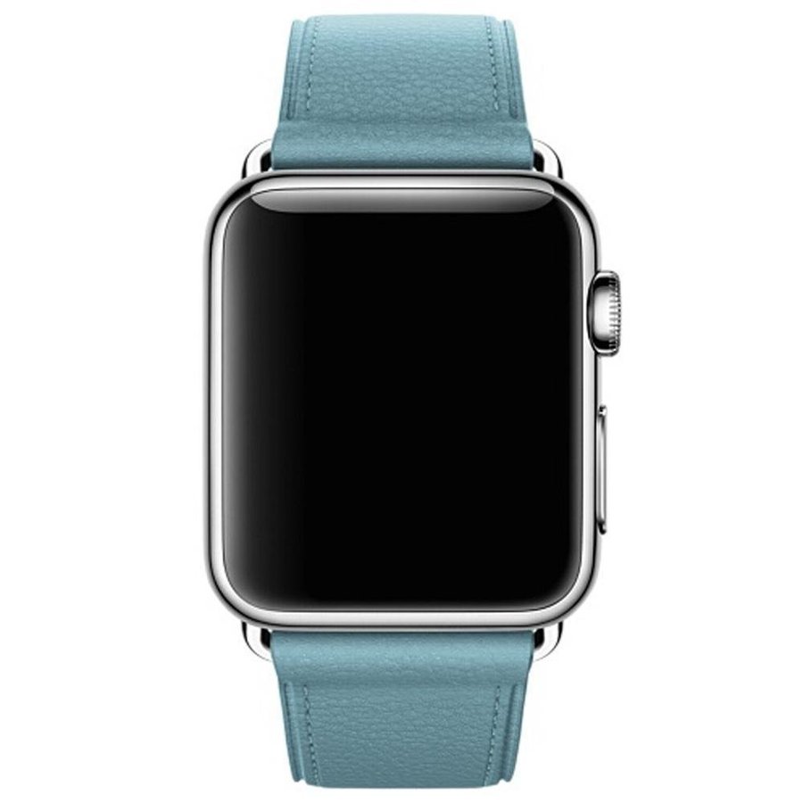 Klassiskt Spänne 44/45/46/49mm Apple Watch Armband - LJUSBLÅ