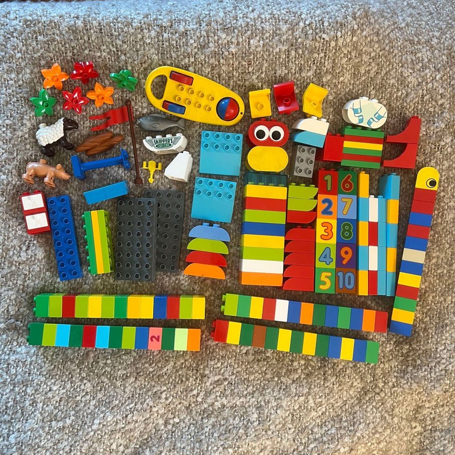 Lego DUPLO diverse bitar 15kg • Leksak Lek Fantasi Konstruktion Bygge