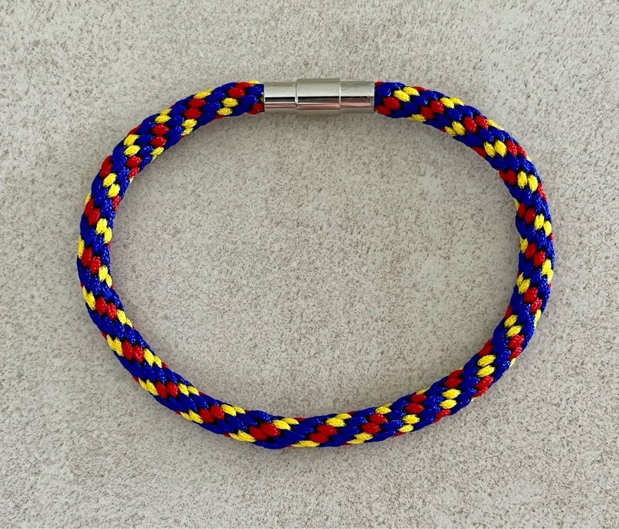 Armband Djurgården DIF 20cm - rostfritt