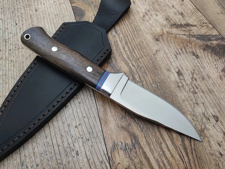 Custom Handmade Carbon Steel Fixed Blade Bushcraft Camping Skinner Hunting knife