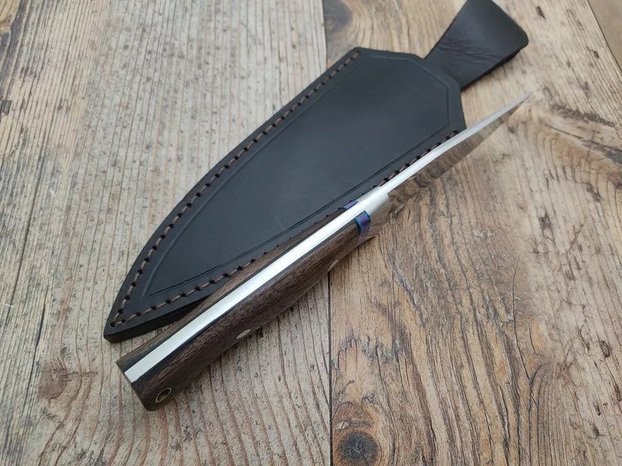 Custom Handmade Carbon Steel Fixed Blade Bushcraft Camping Skinner Hunting knife