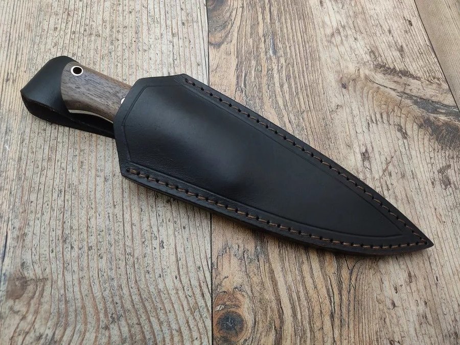 Custom Handmade Carbon Steel Fixed Blade Bushcraft Camping Skinner Hunting knife