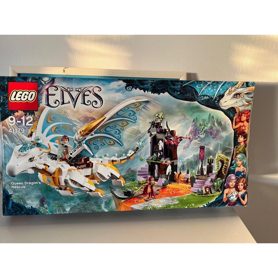 Lego Elves  41179 med låda Drottningsdrakens räddning