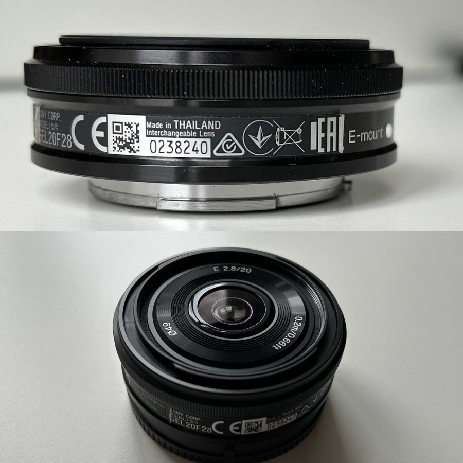 Sony E 20mm f/2.8 - SEL20F28