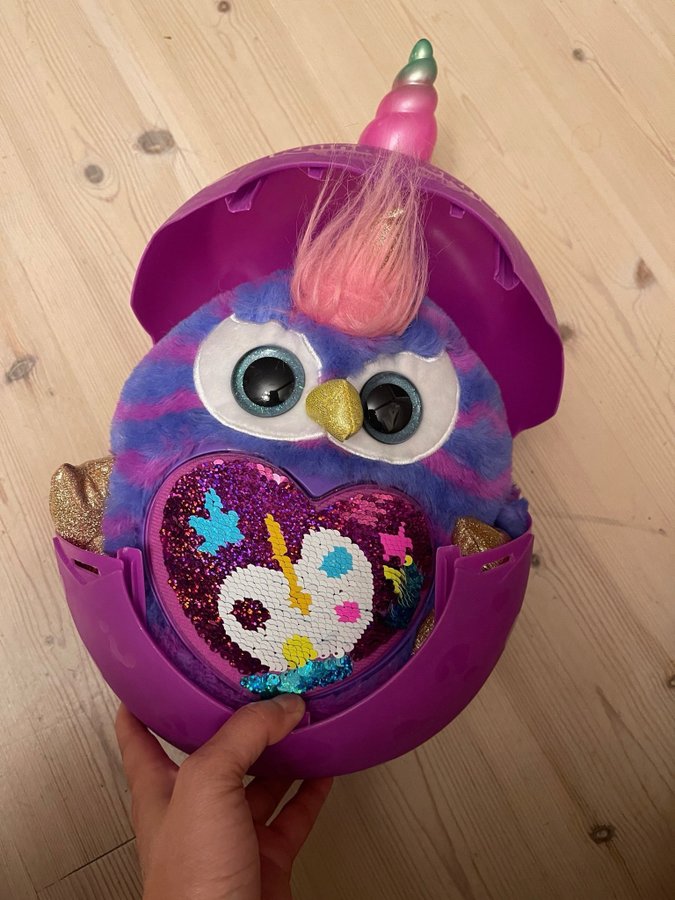 Rainbow Friends Sequin Surprise - Lila /jätte stor leksak