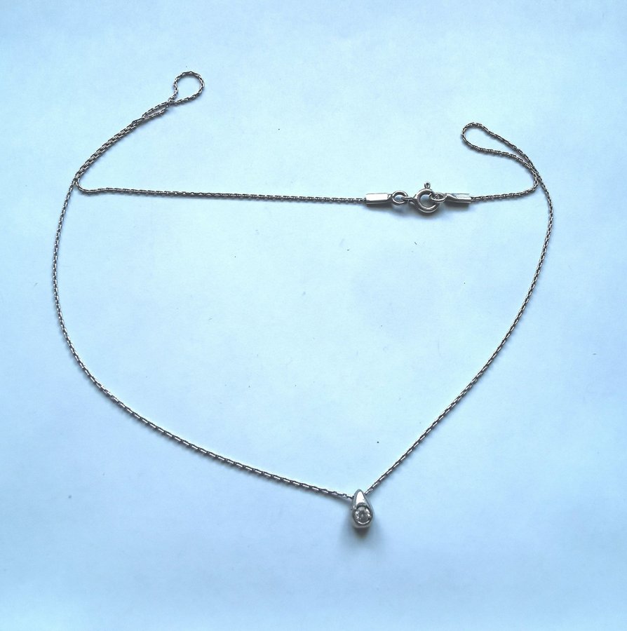 925 sterling silver halsband. 42 cm lång. Minimalistisk.