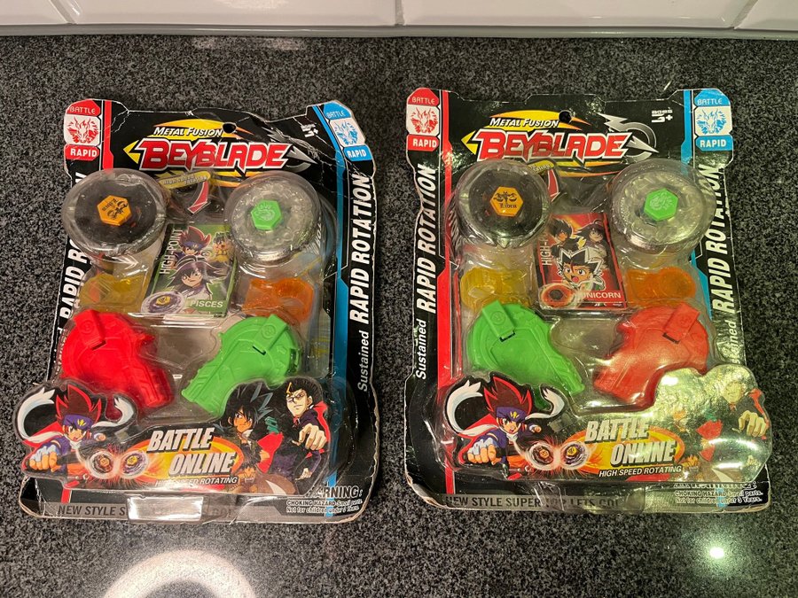 Beyblade Metal Fusion - Rapid Rotation - 2 oöppnade paket