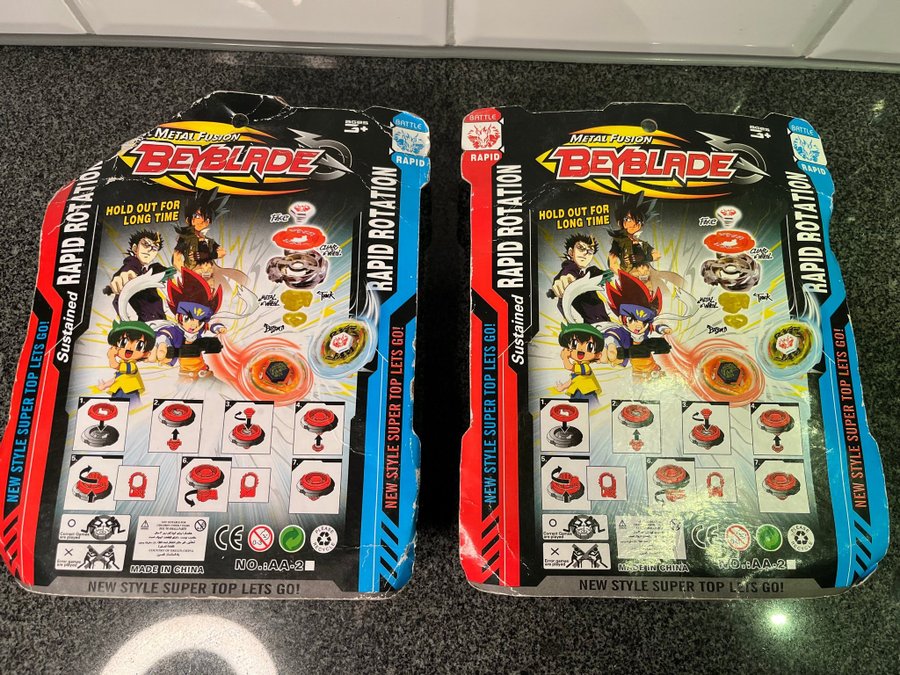 Beyblade Metal Fusion - Rapid Rotation - 2 oöppnade paket