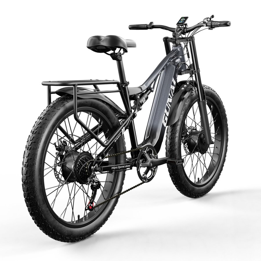 GN68 Dvojni motor 2000W Elcykel för vuxna 26'' Mountain Electric Bike 48V 17,5AH