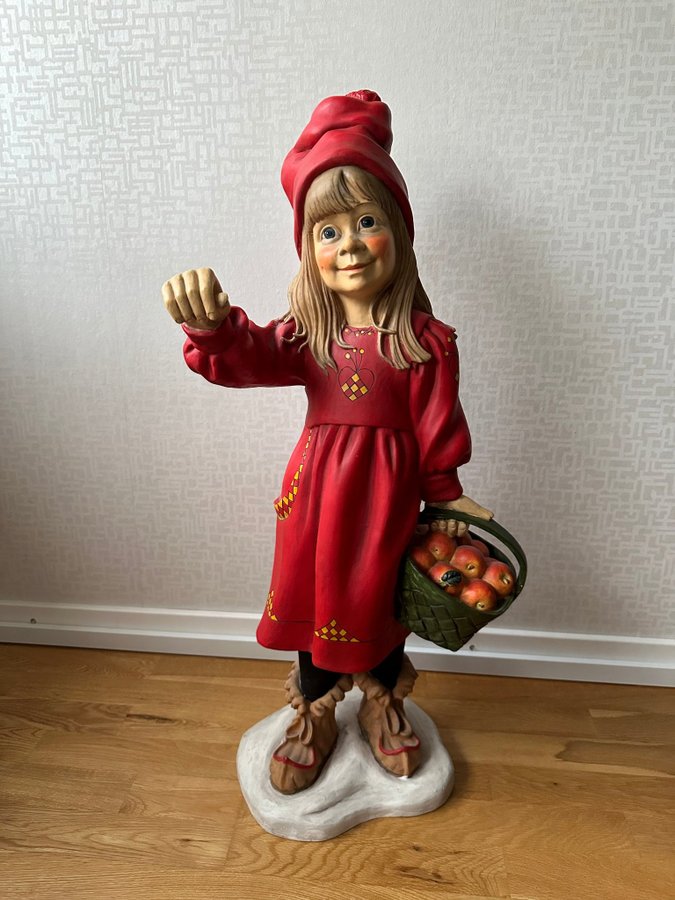 Carl Larsson Flicka med äppelkorg Candy Design Norge, 83cm