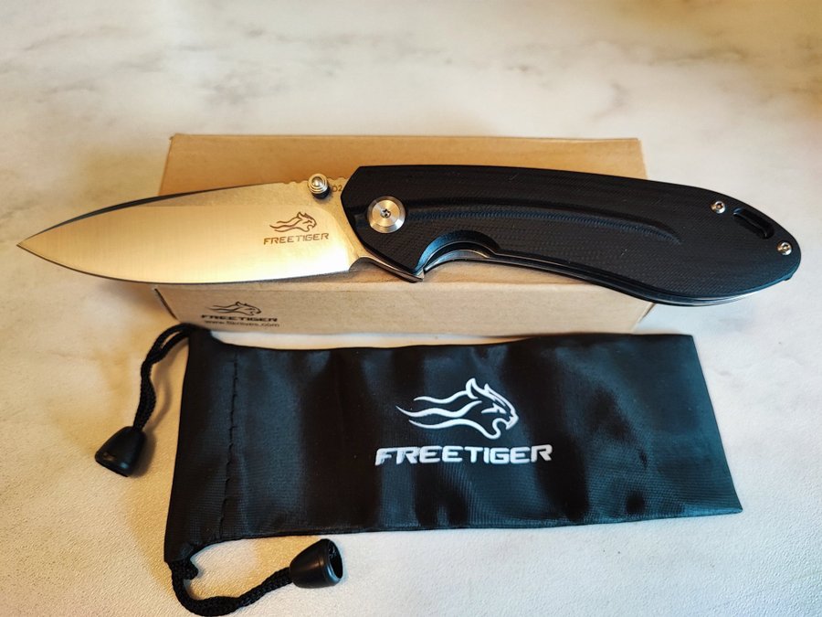 jaktkniv,fiske kniv,campingkniv,vandringskniv FreeTiger FT41. G-10 handtag