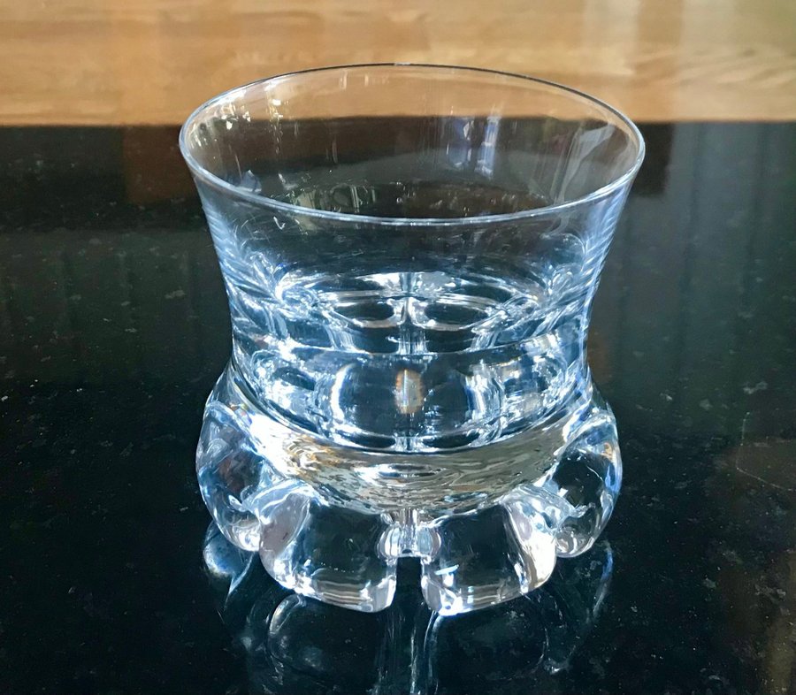 Vintage whiskyglas 5st Kosta Boda 70-tal Göran Wärff