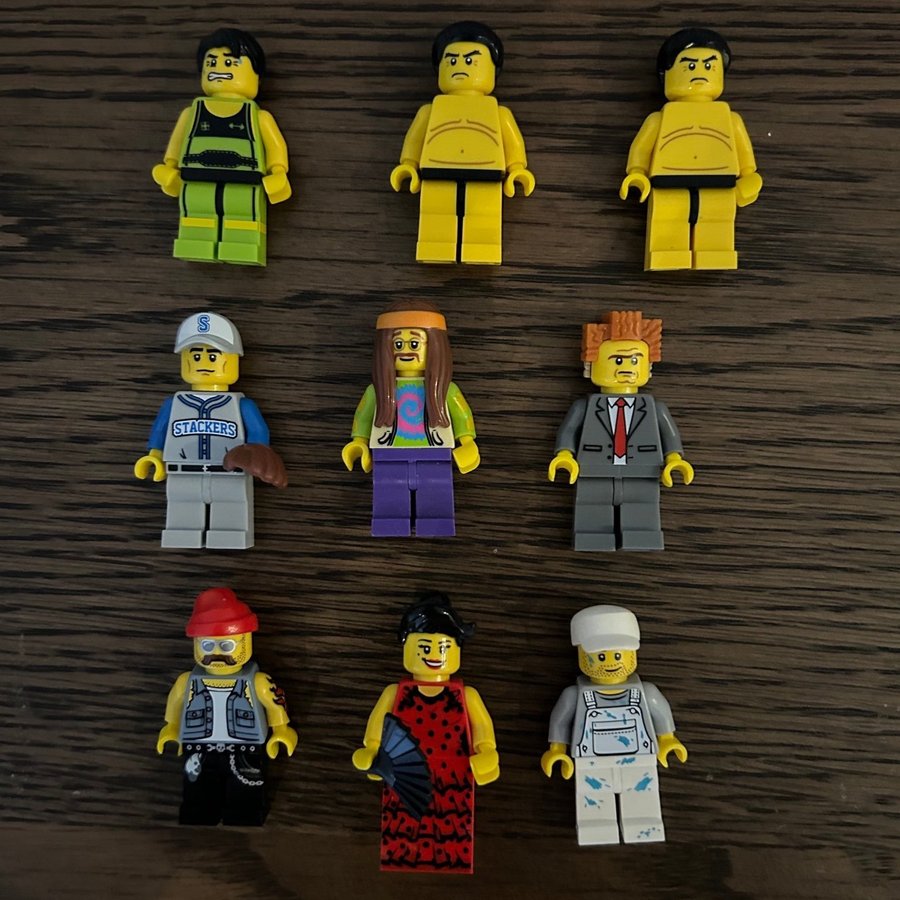 LEGO 9x minifigurer: Collectible minifigures och Lego Movie