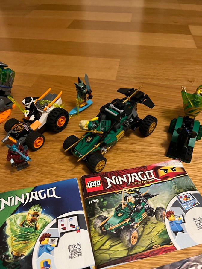 5x Lego Ninjago 70681, 71700, 70687, 70671, 71706