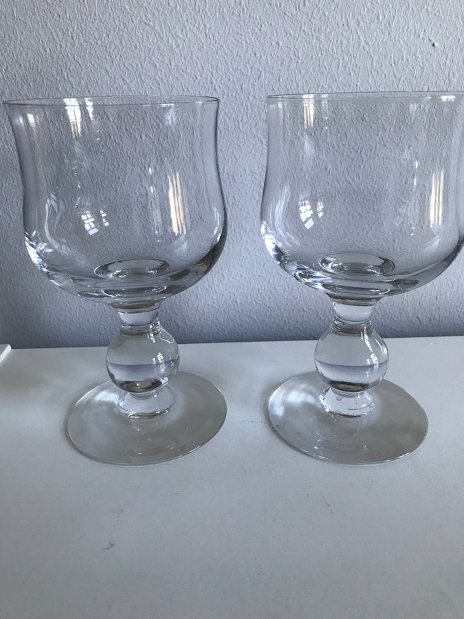 2 stycken Boda vinglas/ölglas modell H40 Erik höglund