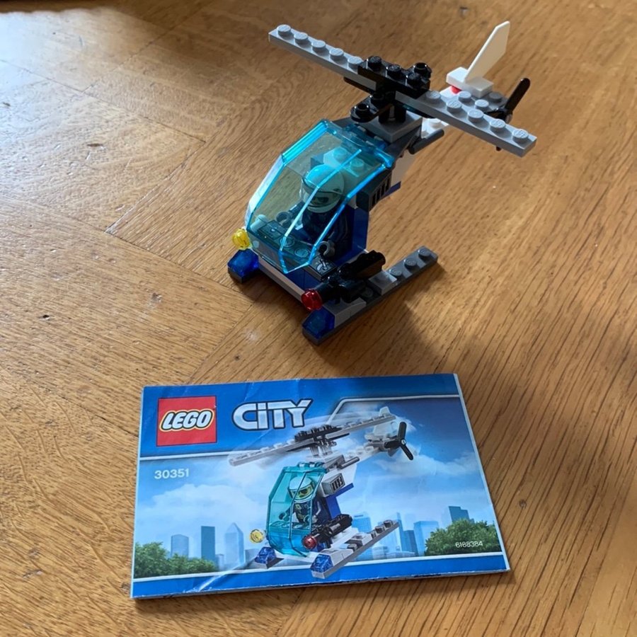 Lego city 30351 polishelikopter