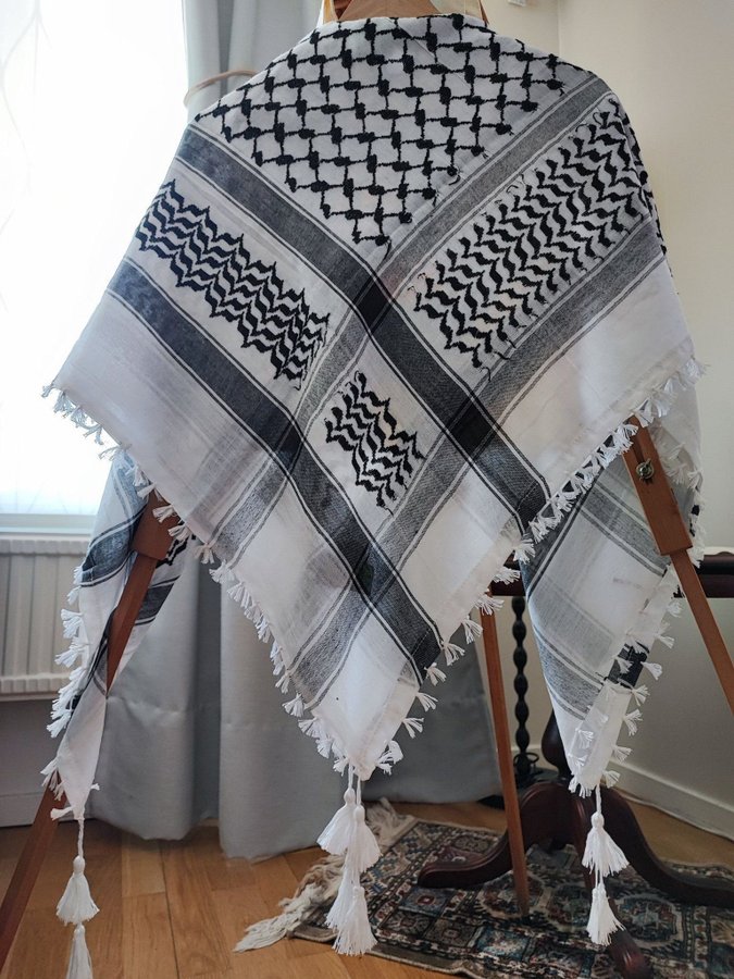 Äkta Palestinasjal keffiyeh