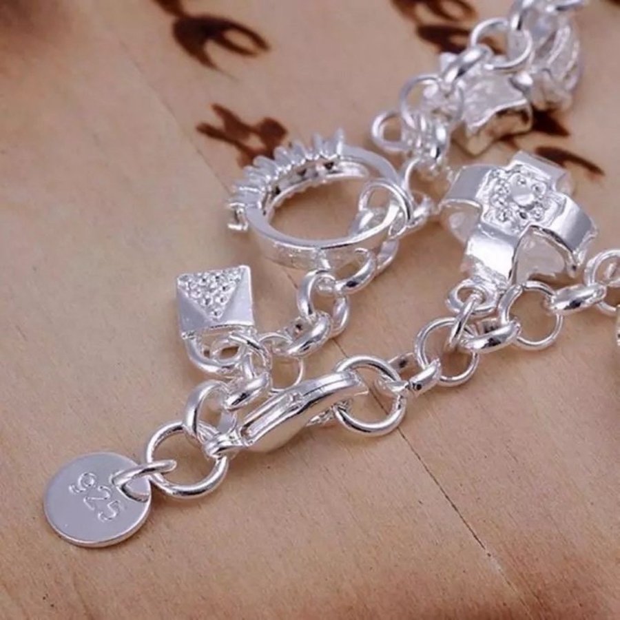 ARMBAND STERLING SILVER 925 KLAPP