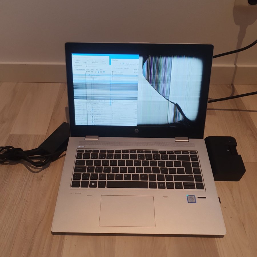 HP ProBook 640 G4 laptop defekt skärm