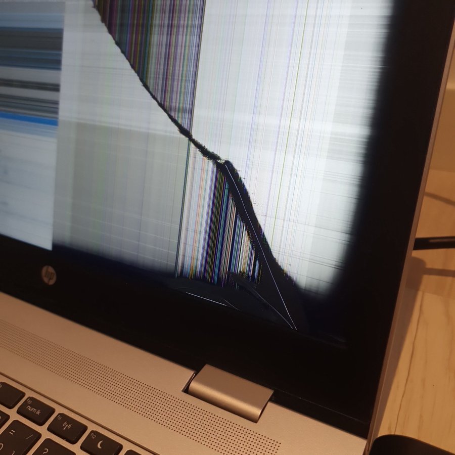 HP ProBook 640 G4 laptop defekt skärm