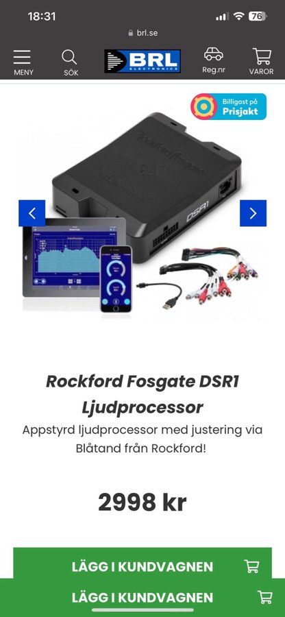 Rockford Fosgate DSR1 Ljudprocessor