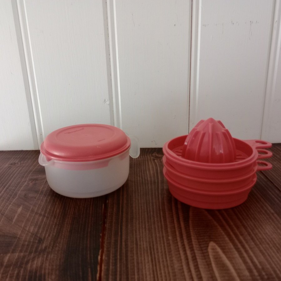 Ny Tupperware rosa Hjälpredan