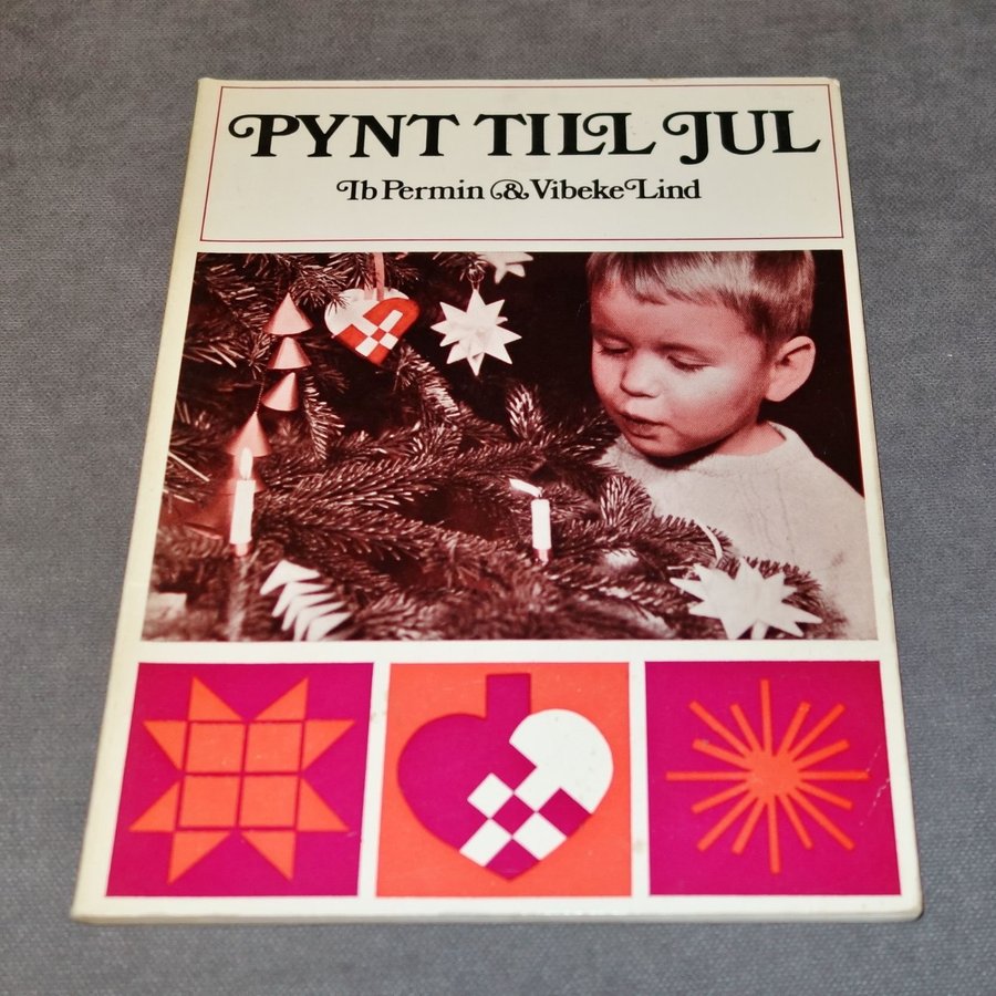 Bok: Pynt till jul - Ib Permin, Vibeke Lind, retro pyssel